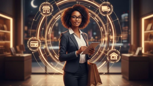 Unified Commerce integrando ERP, e-commerce, loja física e marketplaces em uma operação unificada