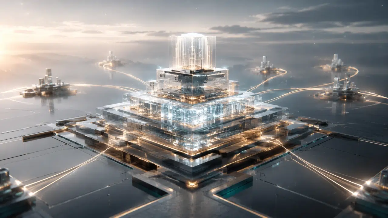 Empresa construindo um ativo digital próprio com site, loja, SEO, dados, CRM, tracking, integrações e inteligência artificial.