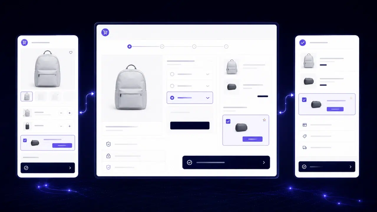 Order bump no WooCommerce com oferta de produto complementar durante a jornada de carrinho e checkout.