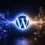 WordPress e inteligência artificial representados como uma infraestrutura digital integrada a conteúdo, comércio, tracking, dados, automações e agentes.