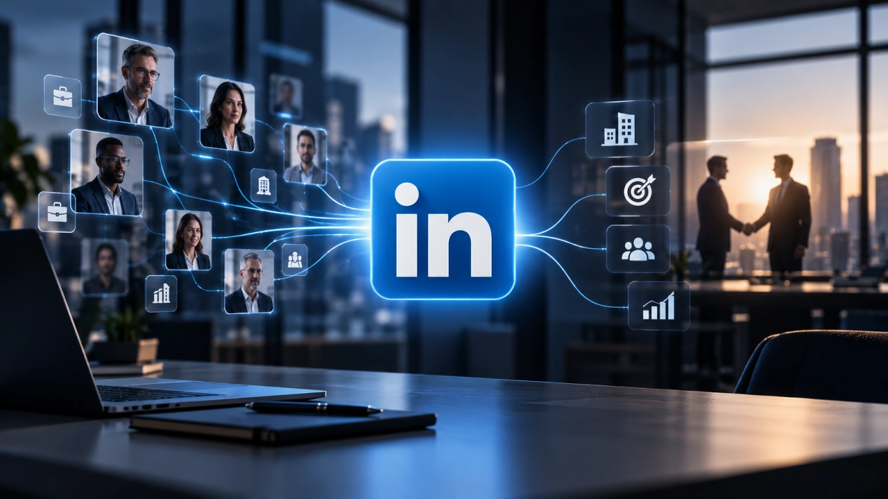 LinkedIn Ads para pequenas empresas com segmentação B2B e geração de oportunidades