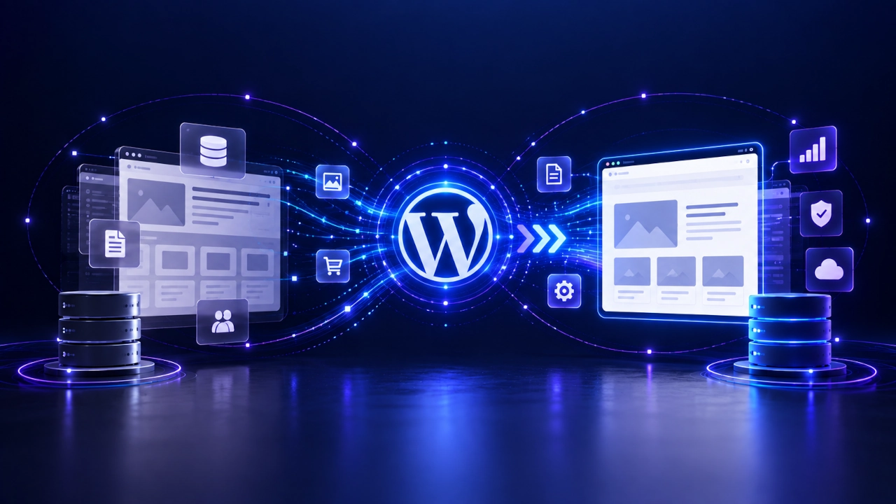 Migração para WordPress preservando SEO, URLs, dados, conteúdo e integrações