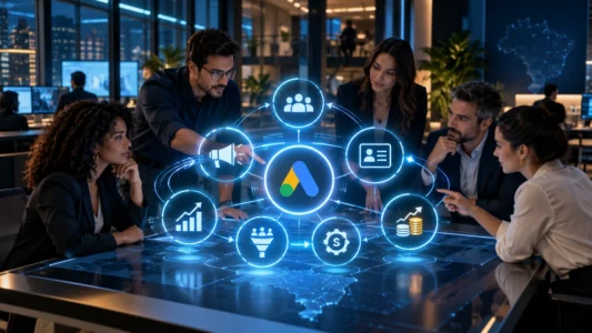 Google Ads para médias empresas integrado ao CRM, tracking, vendas e indicadores de receita